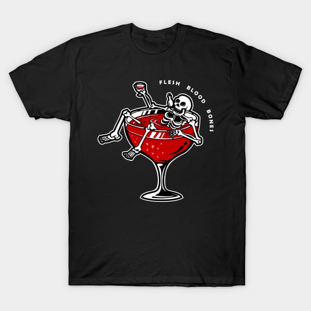 CHILLIN TO THE BONE T-Shirt by dedyracun